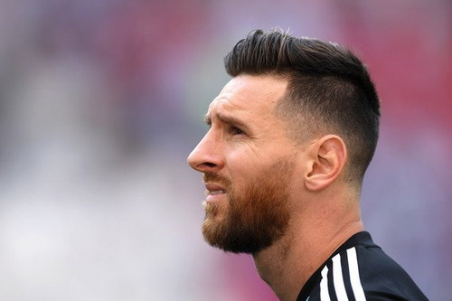 Messi side hair cut